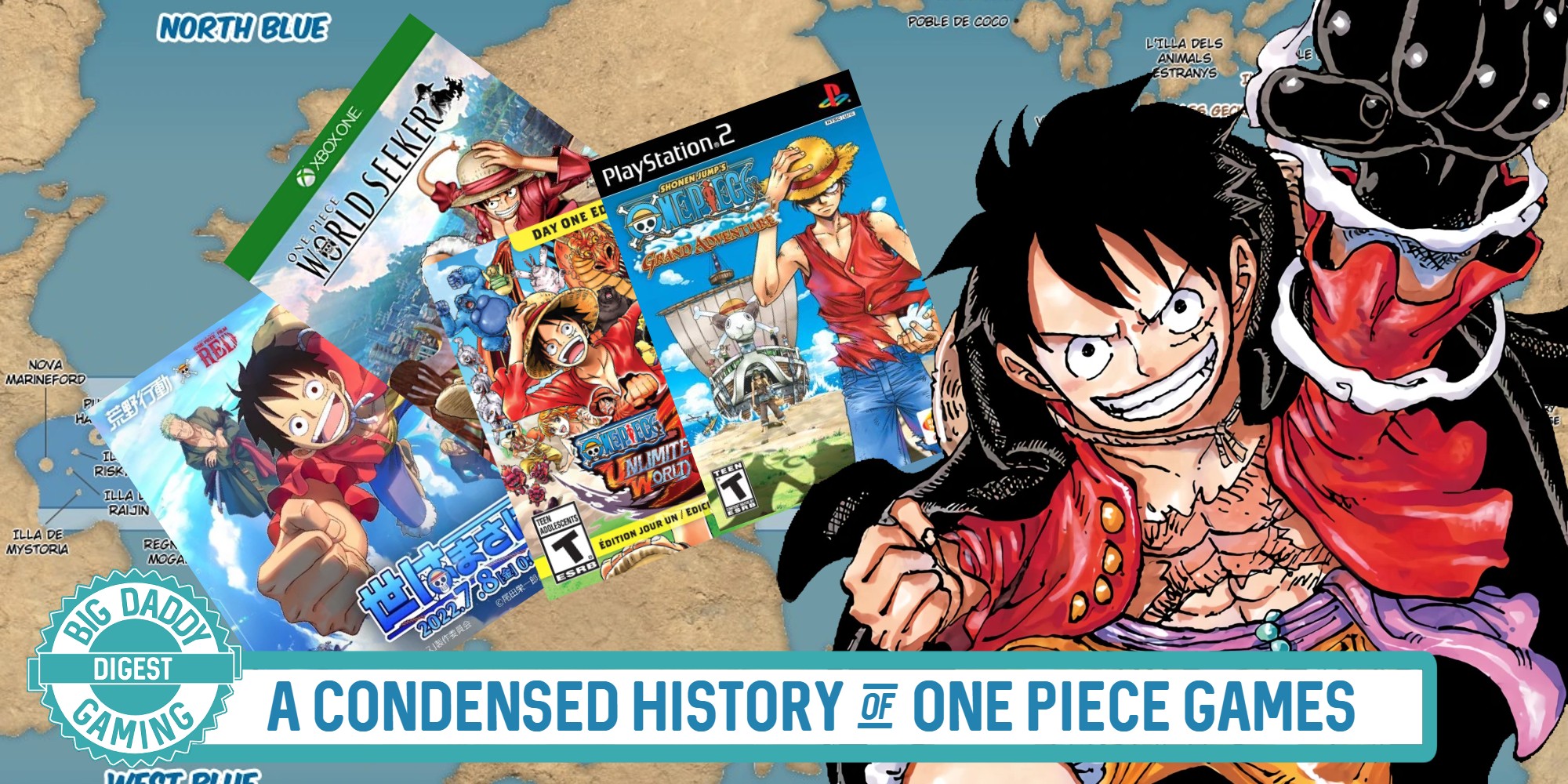 Evolution of One Piece Games (1999-2021) 